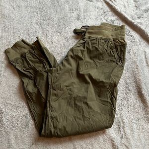 ZYIA Olive green thin joggers large